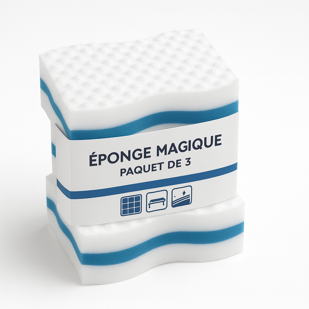 Éponge Magique – Paquet de 3
