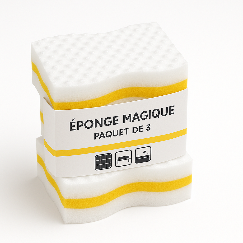 Éponge Magique – Paquet de 3