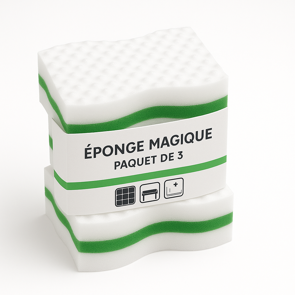 Éponge Magique – Paquet de 3